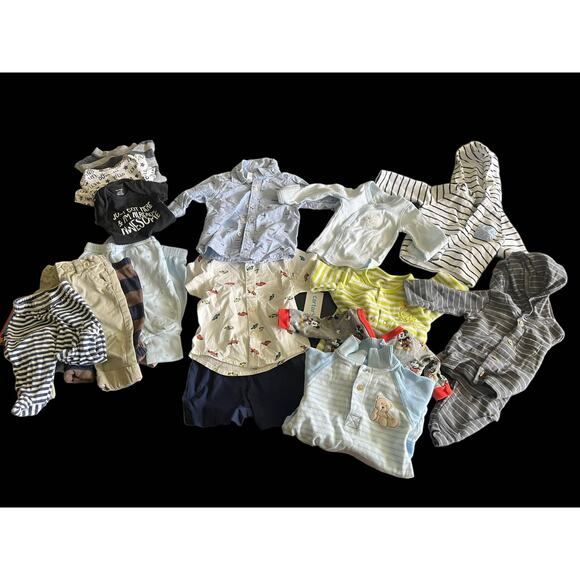 3 Month Baby Boy Clothing Bundle Various Brands - Picture 1 of 10